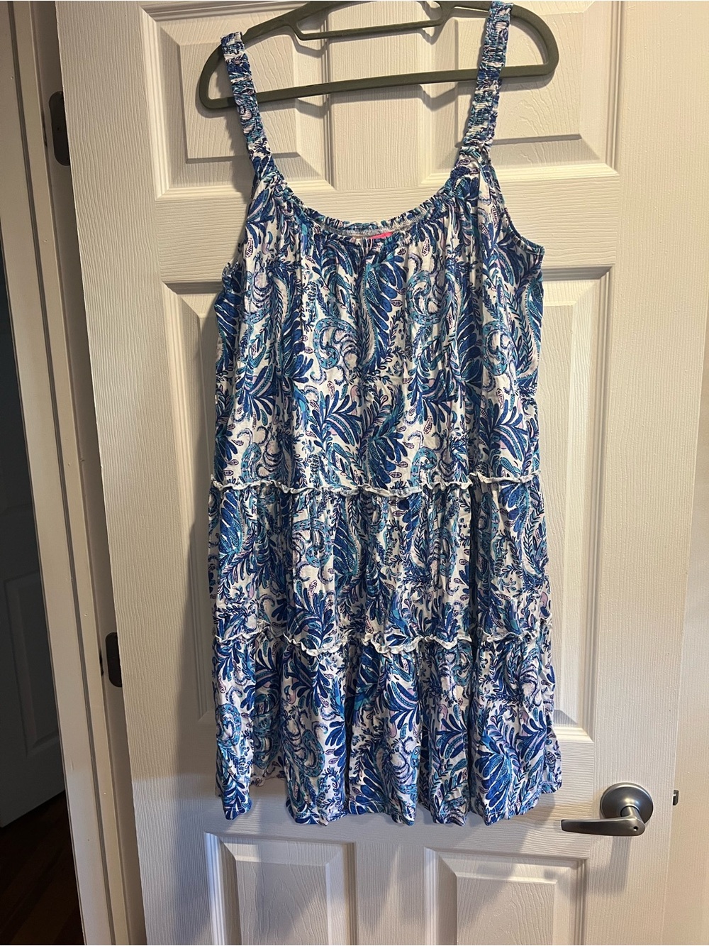 Lilly Pulitzer Blue, Teal and White Dress 👗
